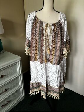 Italian Crochet & Lace Dress
